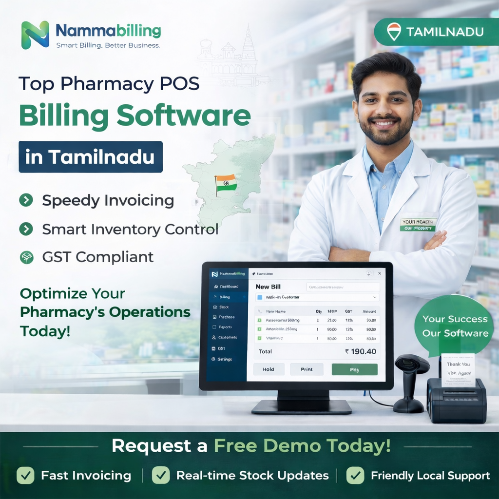 Top pharmacy billing software in Tamilnadu
